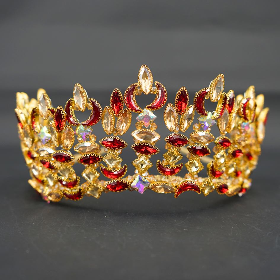 Couronne de mariage rouge