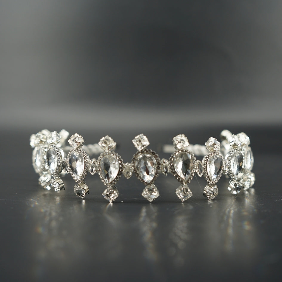 Bandeau de Mariage Élégant à Cristaux Brillants