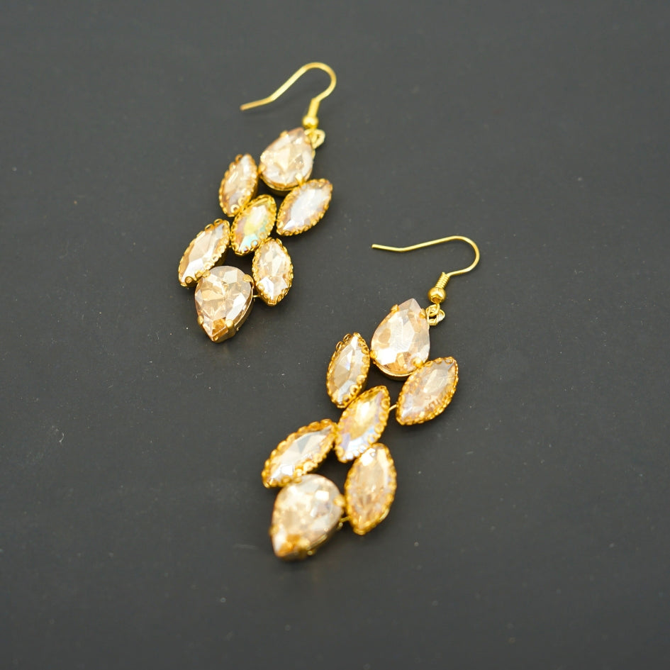 Boucle d'oreille d'orée de mariage modèle pendentif