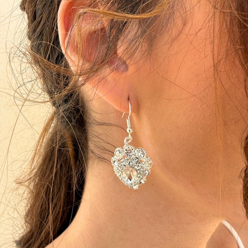 Boucles d'oreilles glamour en cristal - Bijoux parfaits pour un look de fête
