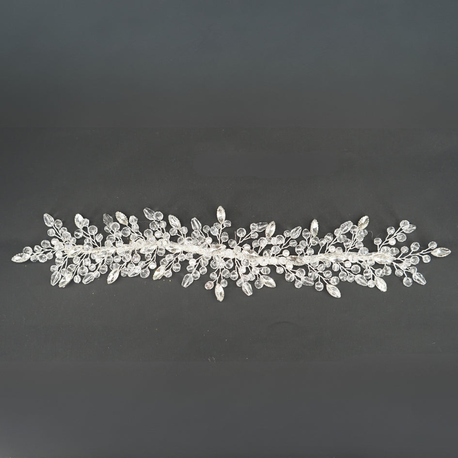 Broche blanc de cheveux pour mariage