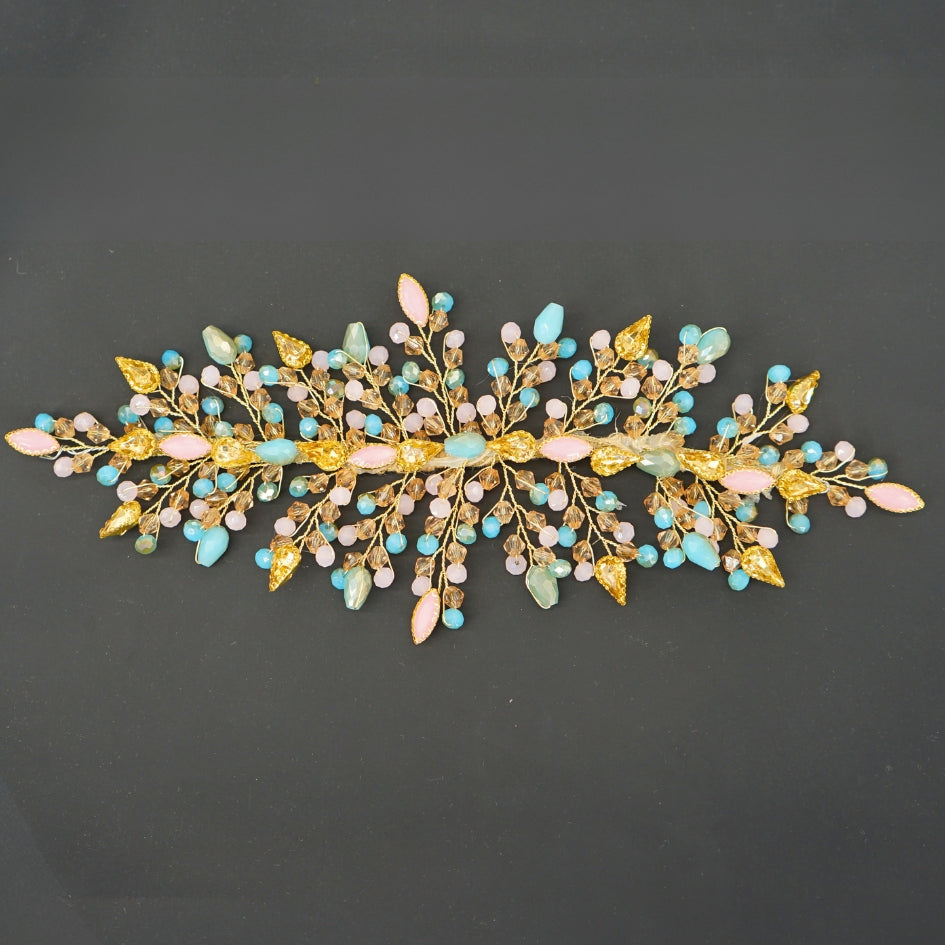 Broche de cheveux couleur multucouleur