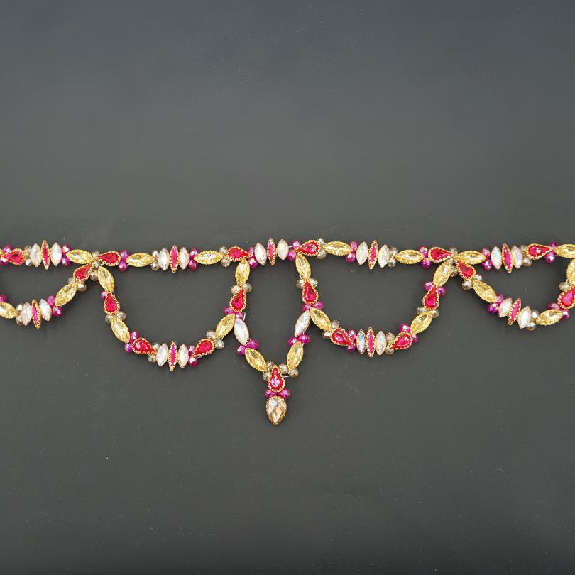 Broche de cheveux de mariage , Pièce en perles rose de cheveux de mariage pour la mariée, Peigne de mariée en perles, accessoires de mariage, Bijoux pour la mariée