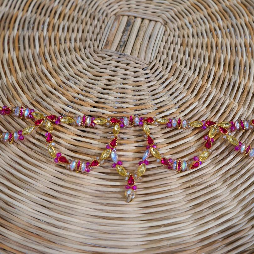 Broche de cheveux de mariage , Pièce en perles rose de cheveux de mariage pour la mariée, Peigne de mariée en perles, accessoires de mariage, Bijoux pour la mariée