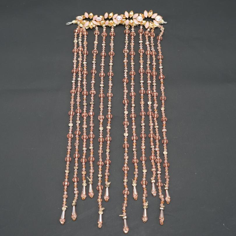 Peigne en perles rose de cheveux mariée, Peigne de mariage, Peigne à cheveux perle Morceau de cheveux de mariage, Coiffe de mariée, Accessoires de cheveux de mariée, Bijoux de cheveux de mariage