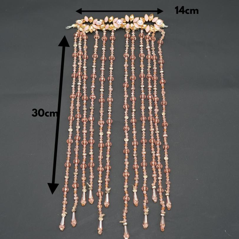 Peigne en perles rose de cheveux mariée, Peigne de mariage, Peigne à cheveux perle Morceau de cheveux de mariage, Coiffe de mariée, Accessoires de cheveux de mariée, Bijoux de cheveux de mariage