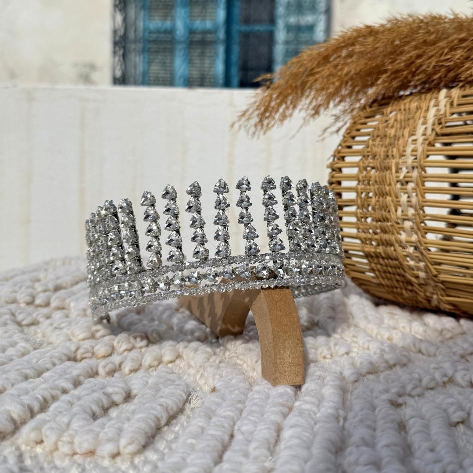 Couronne de mariage style princesse