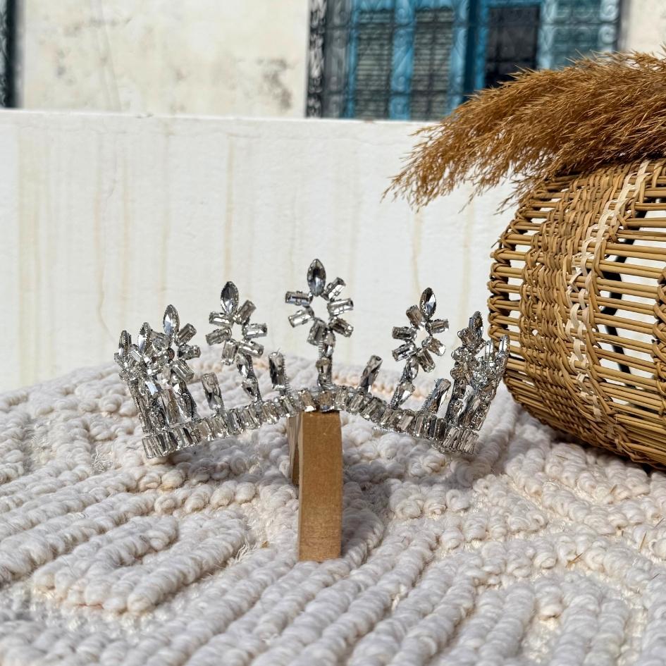 Couronne de Mariée Cristal Élégante