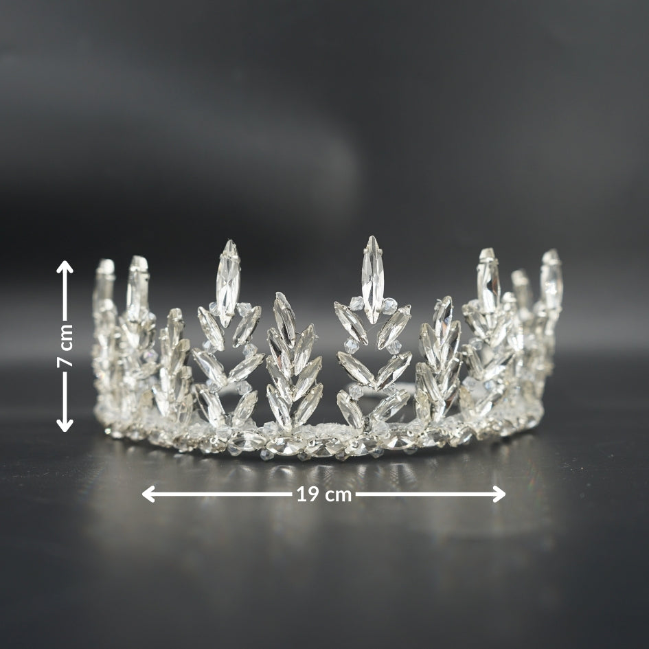 Couronne Blanche Royale pour mariage