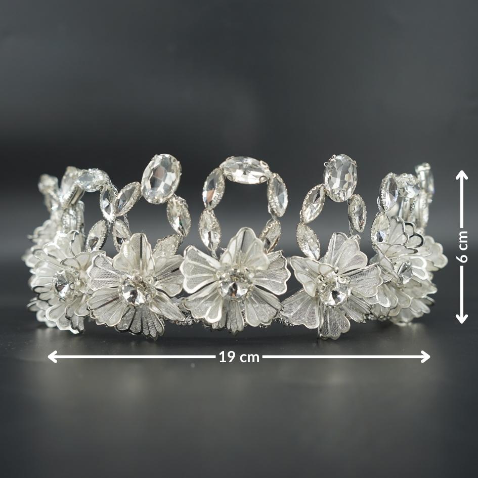 Couronne Florale Blanche de mariage
