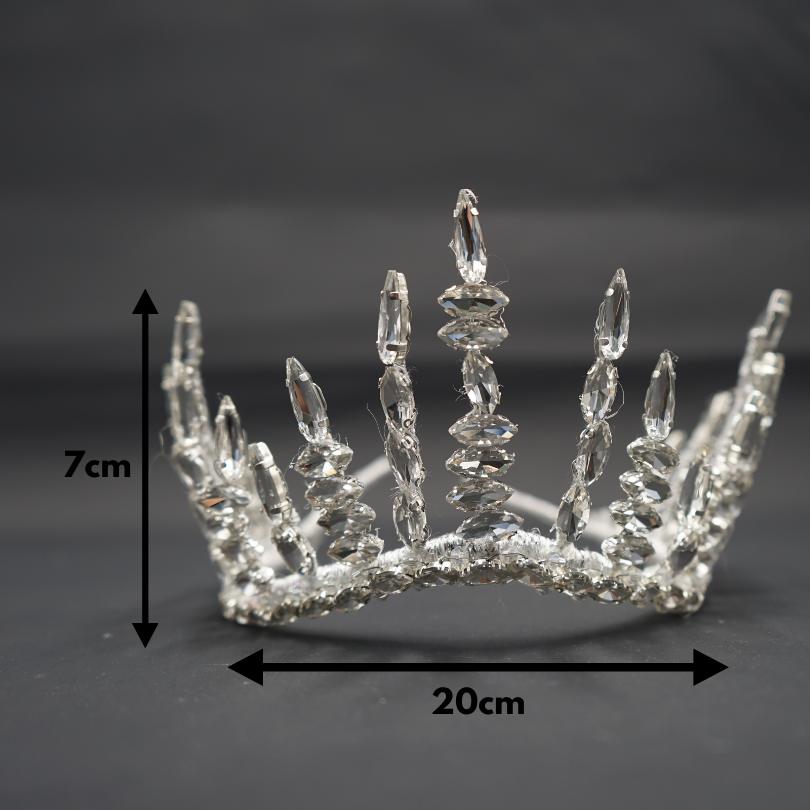 Diadème de mariée vintage, accessoire de cheveux de mariée, couronne de mariée royale, couronne de mariage en strass, diadème de mariage antique, casque de mariée