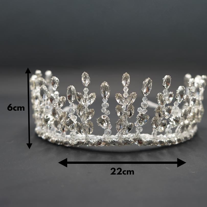 Diadème de mariée diadème de mariage casque de mariage couronne de mariée diadème d'argent accessoires de mariage diadème en cristal bijoux de cheveux réception de mariage