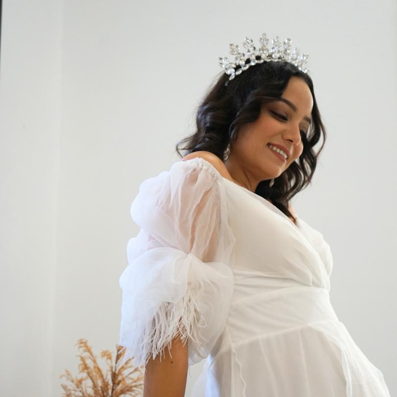 Diadème de mariage nuptiale, couronne de perles argentées, couronne de cheveux de mariage en cristal et perle, casque de mariage, diadèmes de princesse, Couronne, accessoires pour cheveux