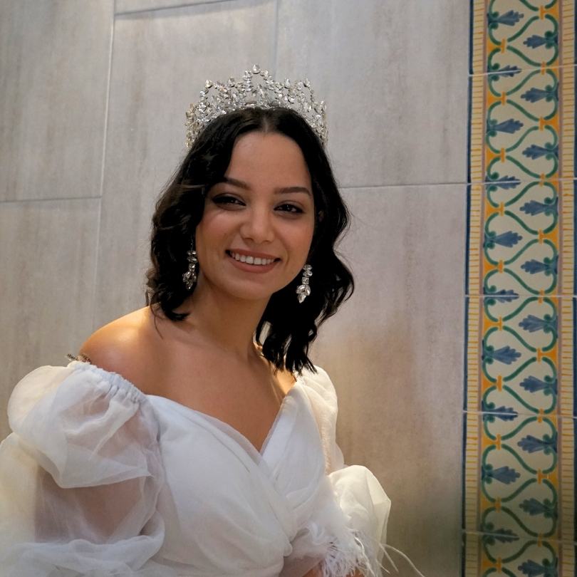 Diadème de mariage en perles et cristal, diadème de mariée, casque de mariage en perles, diadème de mariage en perles, couronne de mariage en cristal, Couronne couleur blanche