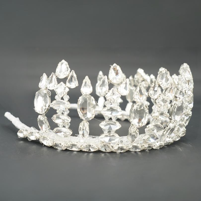 Diadème de mariage Swarovski, Diadème de mariage en cristal argenté, Diadème de mariage en cristal, Diadème en cristal, Couronne de mariée , Mariage pour diadème