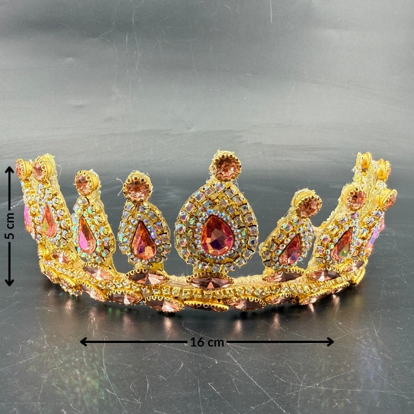Couronne doré et rose pour mariage