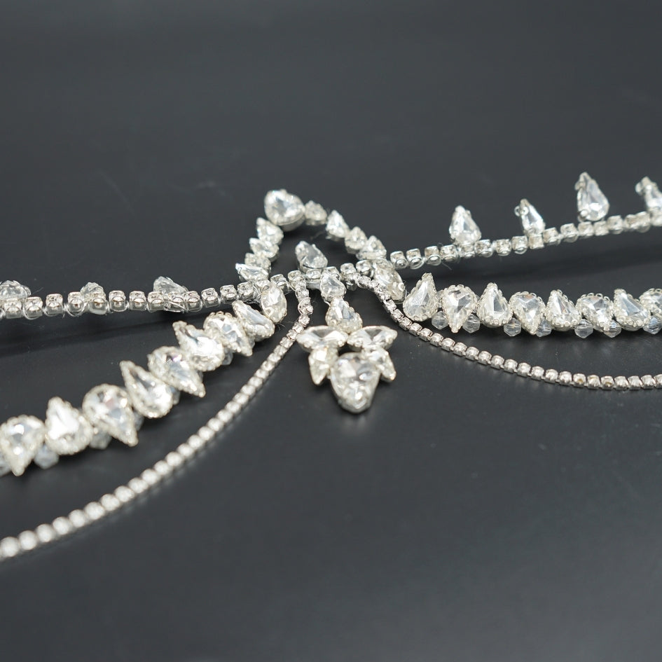 Diadème en Cristaux Brillants pour Cérémonies et Mariages