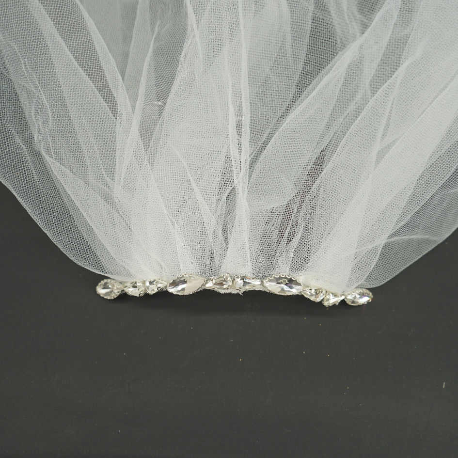 Voile de mariage couleur blanc