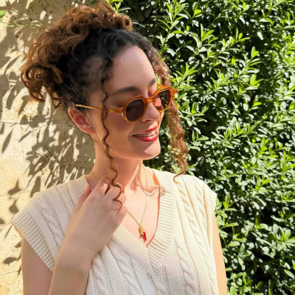 Collier artisanale dorée Houta et Felfel pour un style unique