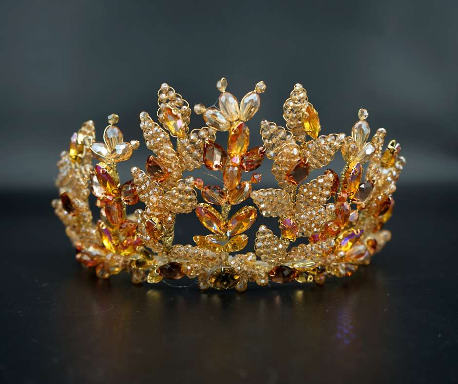 Couronne mariée D'orée; modèle Floral