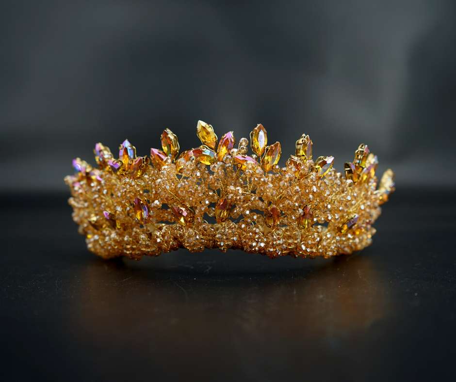 Couronne mariée D'orée; modèle Royale