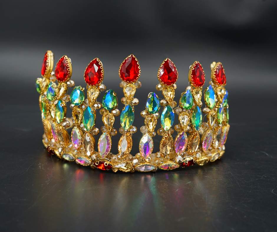 COURONNE MARIÉE ROUGE / D’ORÉE , MODÈLE PLANTE