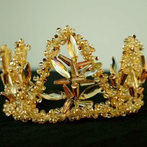 Couronne mariée, modèle Triangle