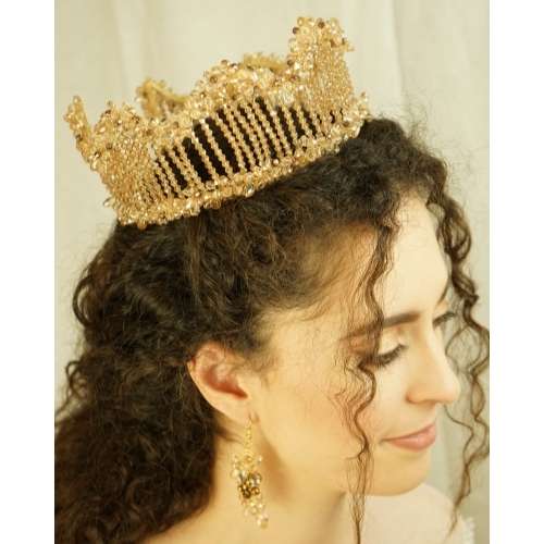 Couronne Wtia, style filet linéaire
