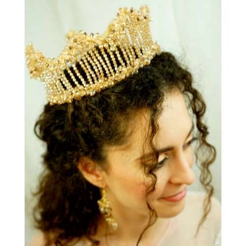 Couronne Wtia, style filet linéaire
