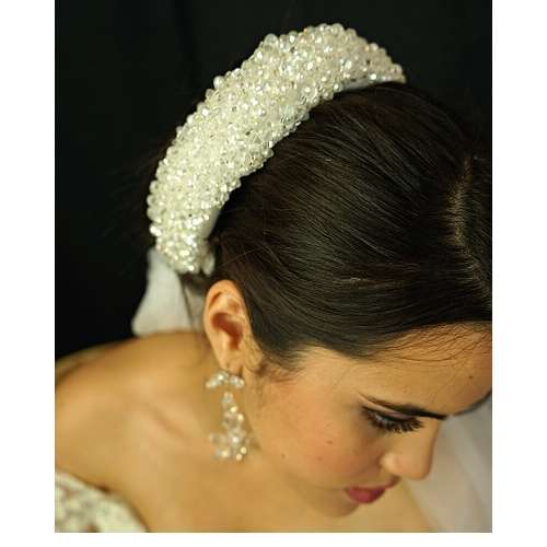 Couronne mariée modèle bandeau mariée