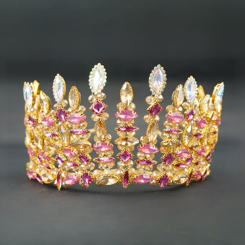 Couronne de mariage rose