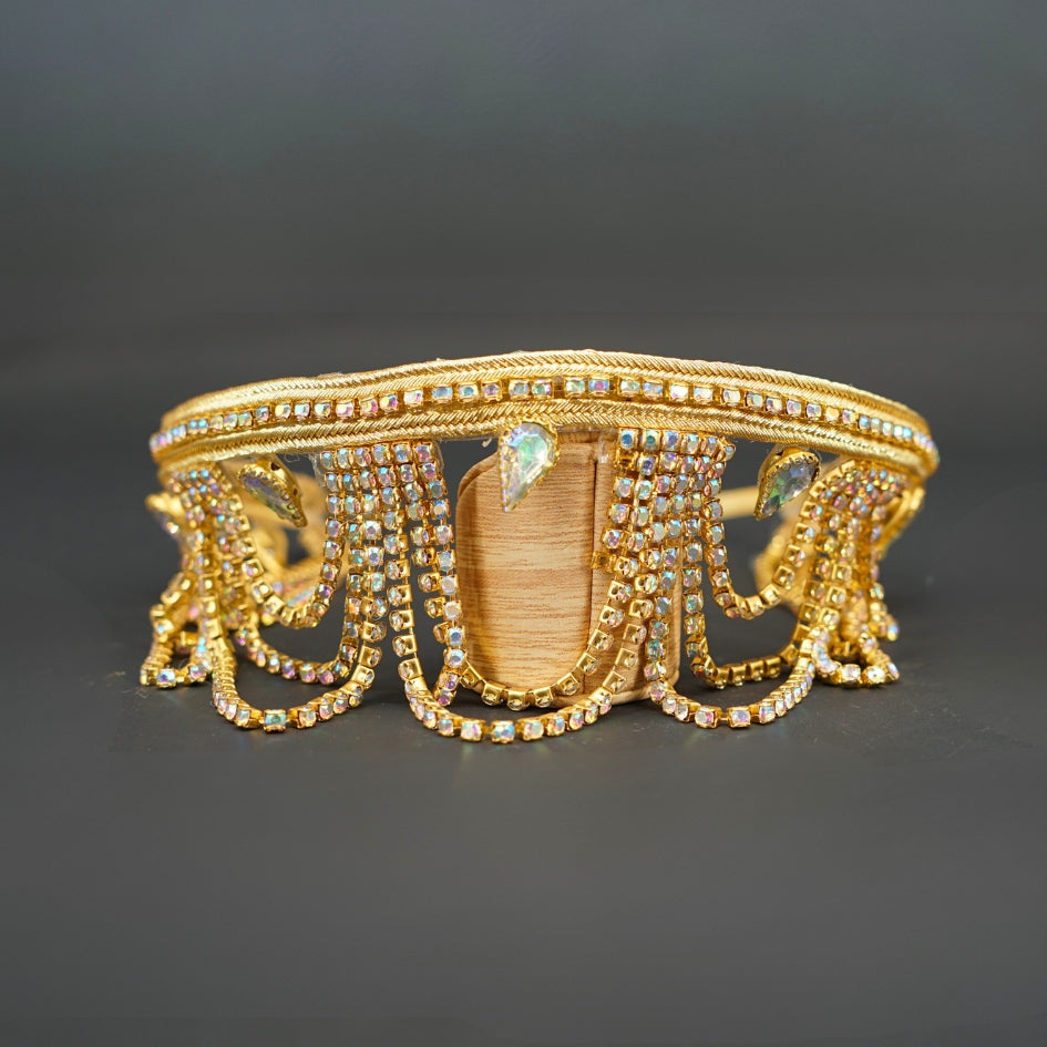 Bandeau cheveux de mariage couleur d'orée