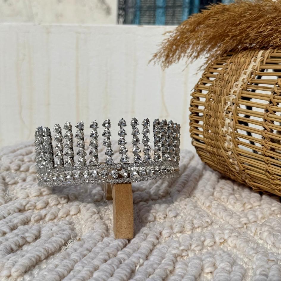 Couronne de mariage style princesse