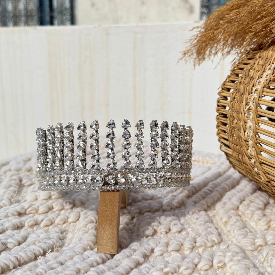 Couronne de mariage style princesse