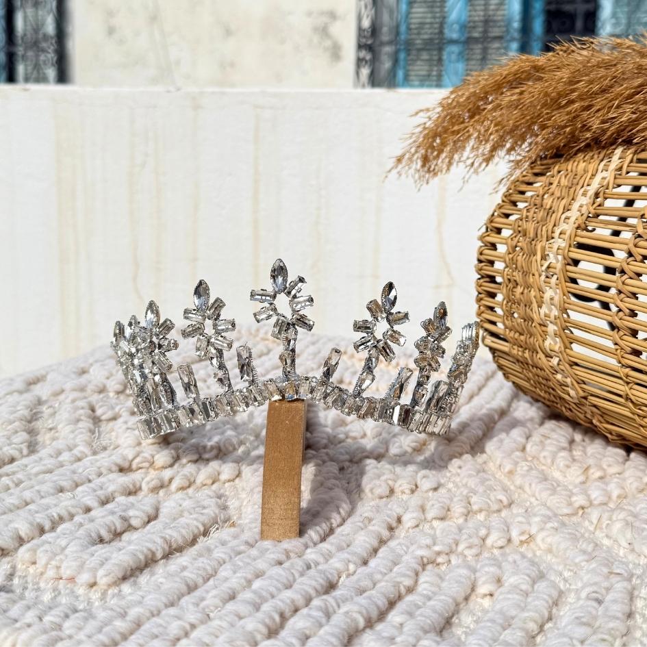 Couronne de Mariée Cristal Élégante