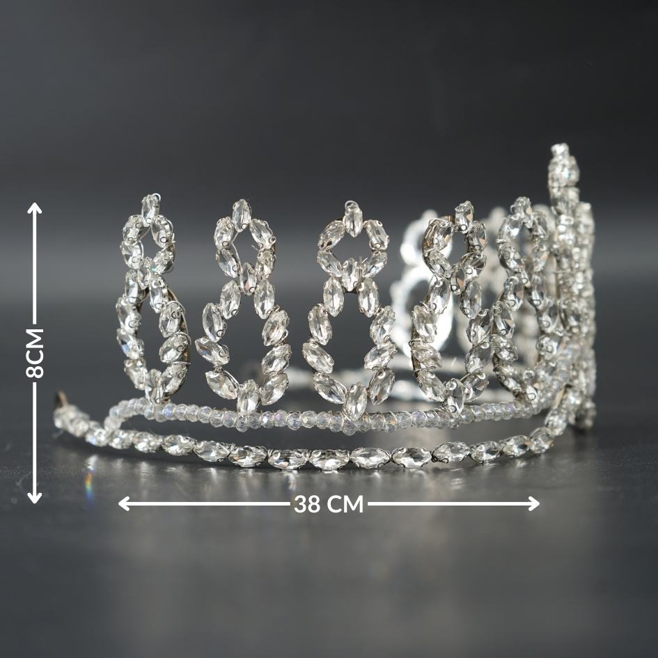 Couronne de Mariée Cristal Raffinée