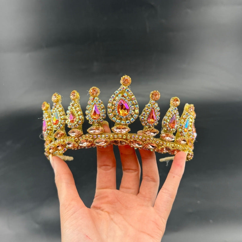 Couronne doré et rose pour mariage