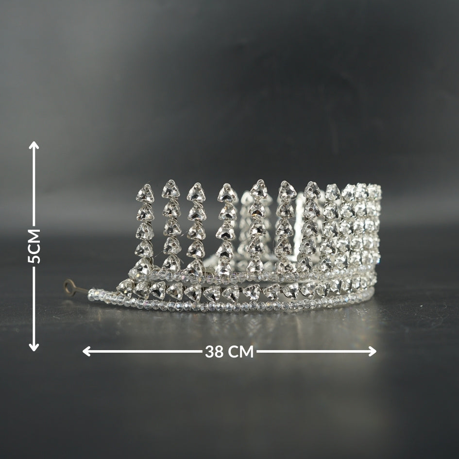 Couronne de mariage style princesse