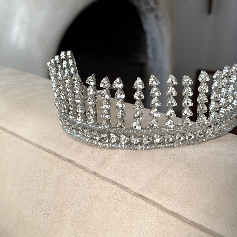 Couronne de mariage style princesse