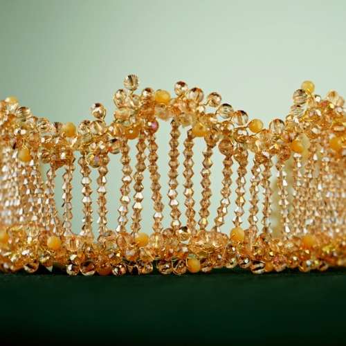 Couronne Wtia rose/doré modèle fillet