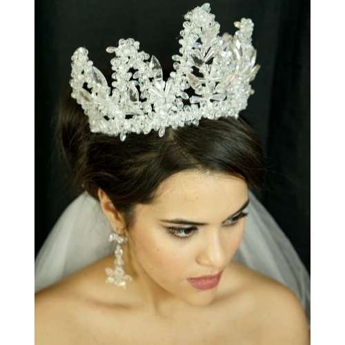 Couronne mariée, modèle triangle