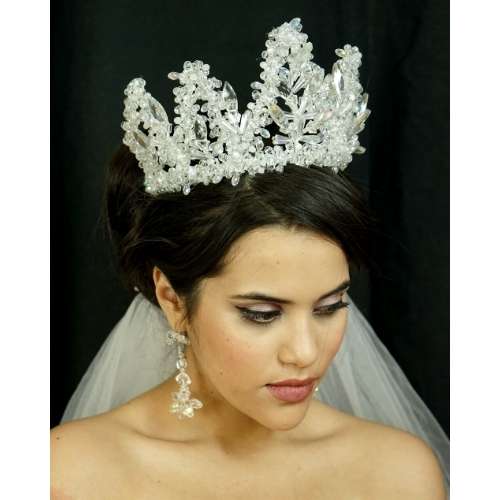 Couronne mariée, modèle triangle