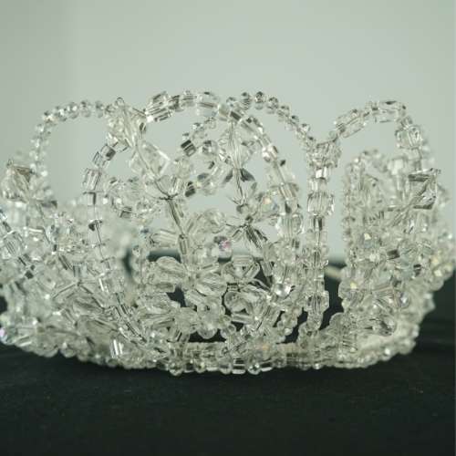 Couronne mariée style éventail